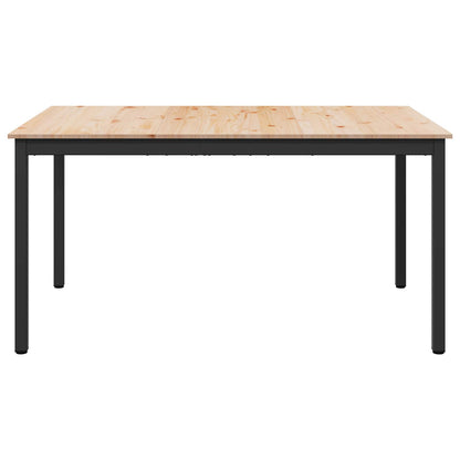 Eettafel Naturel 140 x 80 x 75 cm Massief grenenhout