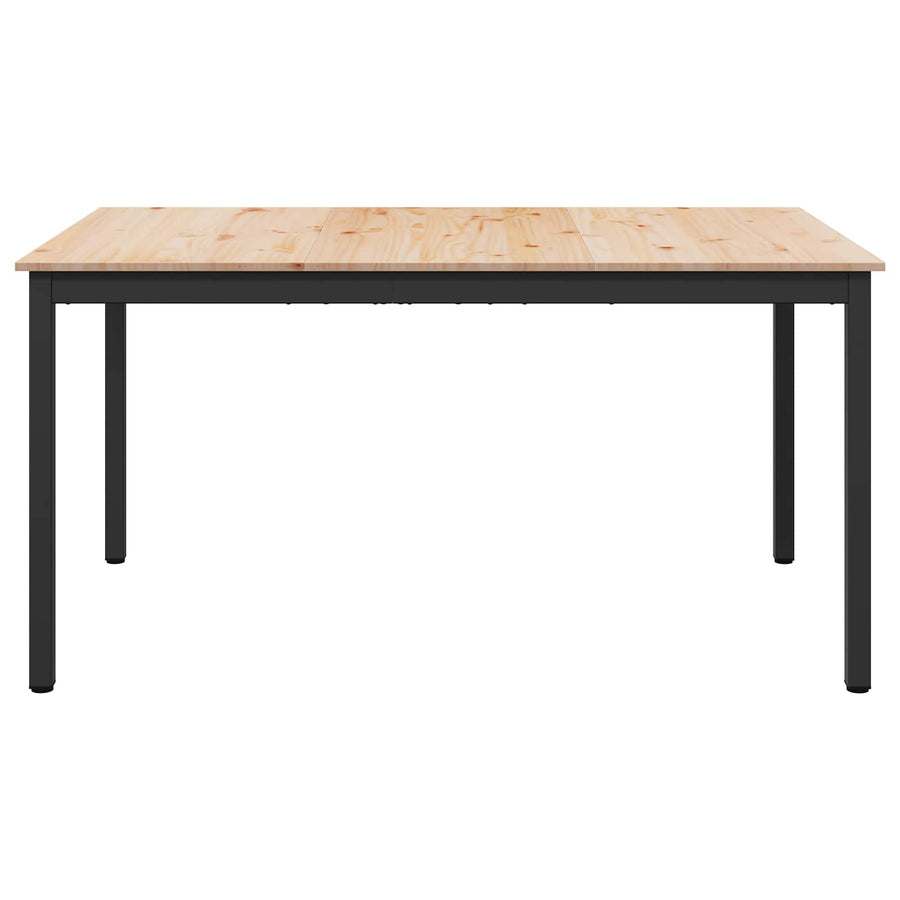 Eettafel Naturel 140 x 80 x 75 cm Massief grenenhout