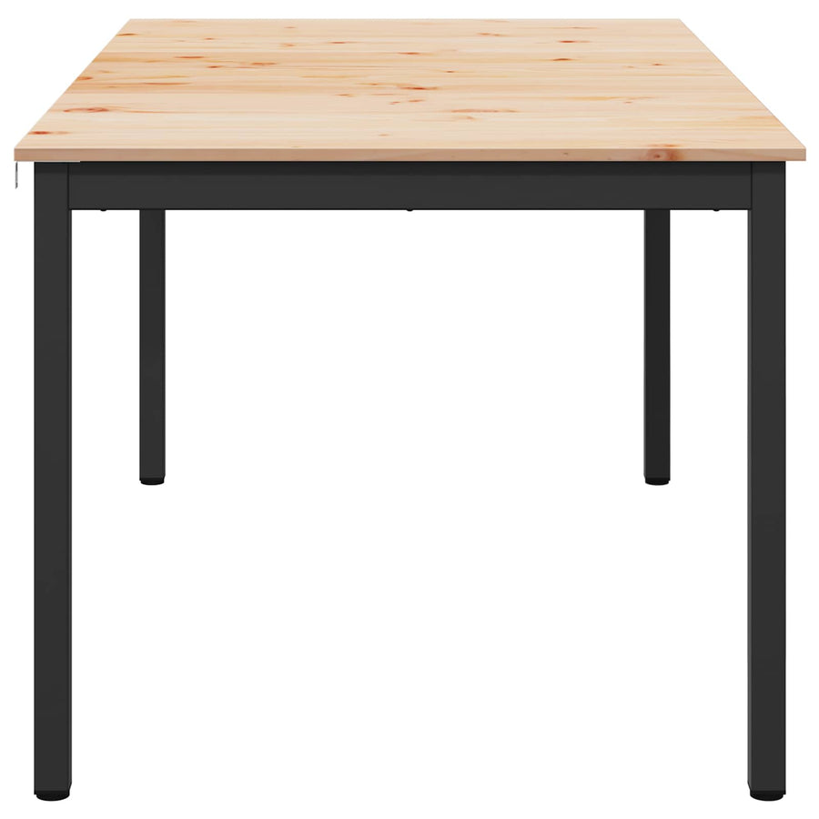 Eettafel Naturel 140 x 80 x 75 cm Massief grenenhout