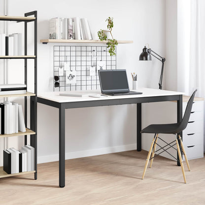 Eettafel Wit 140 x 80 x 75 cm Massief grenenhout
