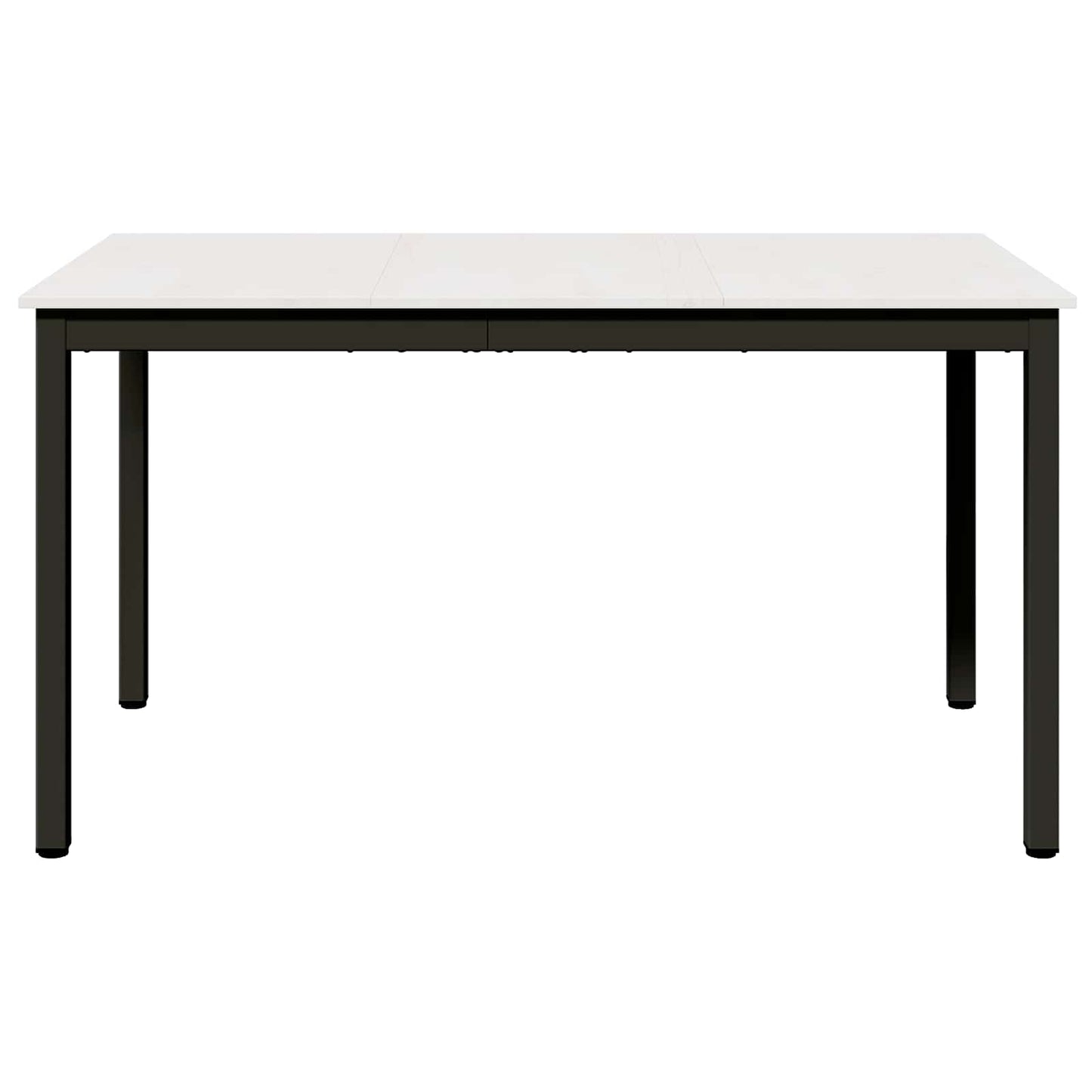 Eettafel Wit 140 x 80 x 75 cm Massief grenenhout