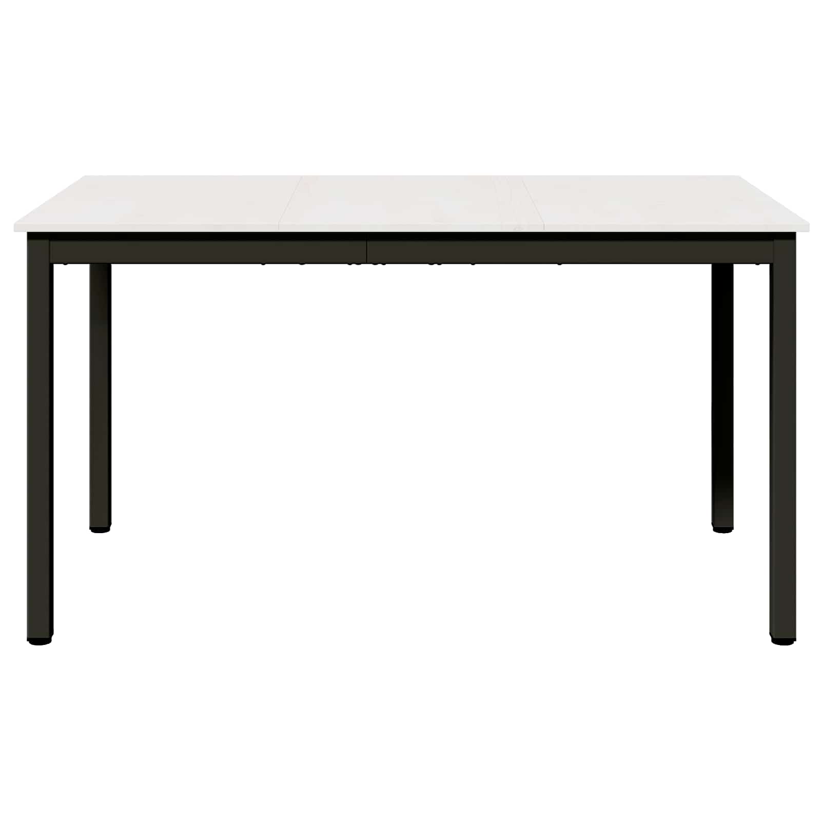 Eettafel Wit 140 x 80 x 75 cm Massief grenenhout