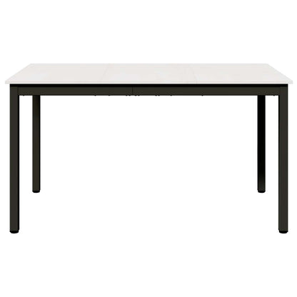 Eettafel Wit 140 x 80 x 75 cm Massief grenenhout