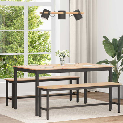 Eettafel Naturel 150 x 90 x 75 cm Massief grenenhout