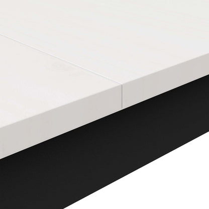 Eettafel Wit 150 x 90 x 75 cm Massief grenenhout