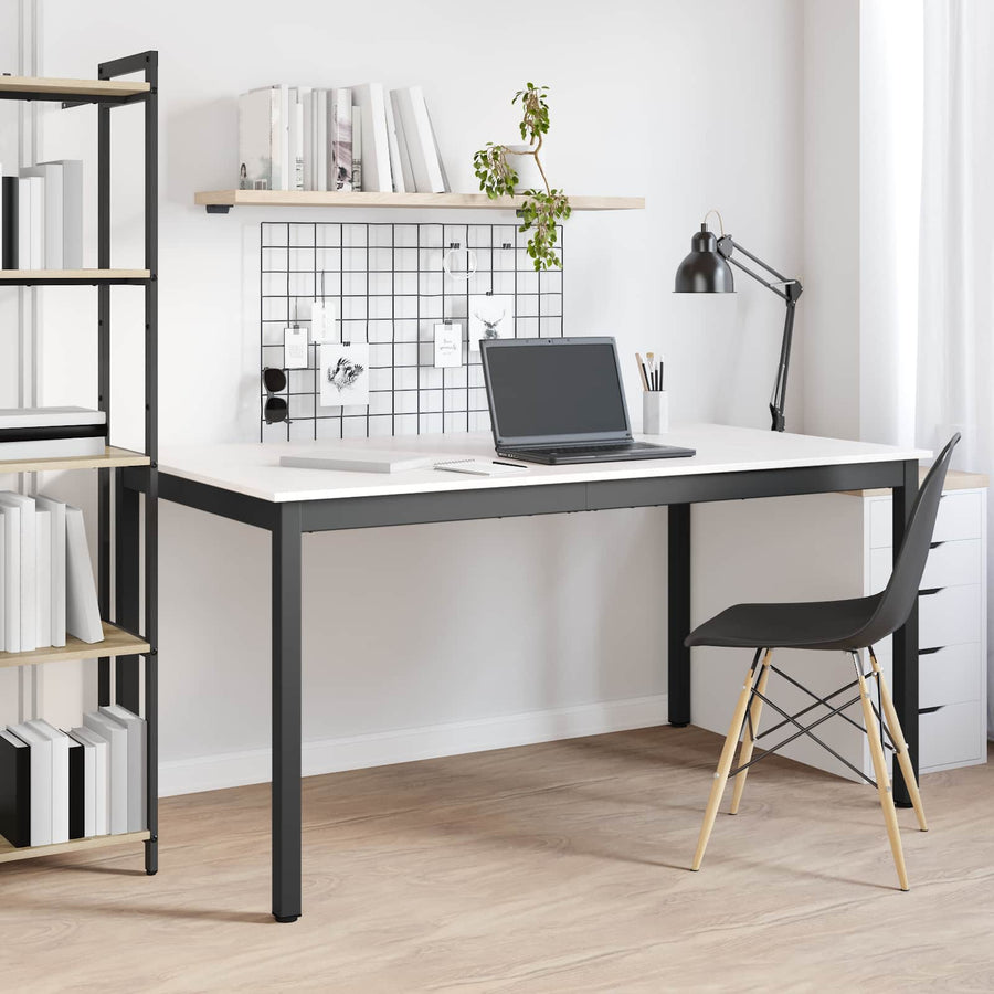 Eettafel Wit 150 x 90 x 75 cm Massief grenenhout