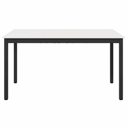 Eettafel Wit 150 x 90 x 75 cm Massief grenenhout