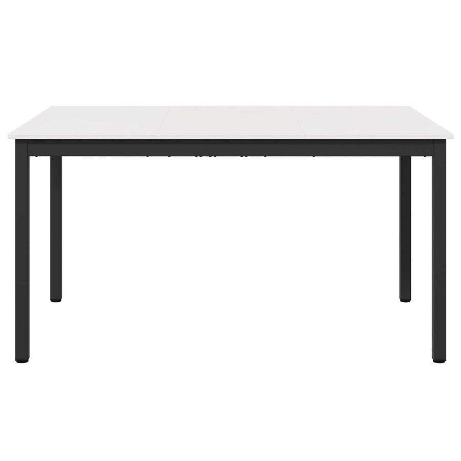 Eettafel Wit 150 x 90 x 75 cm Massief grenenhout