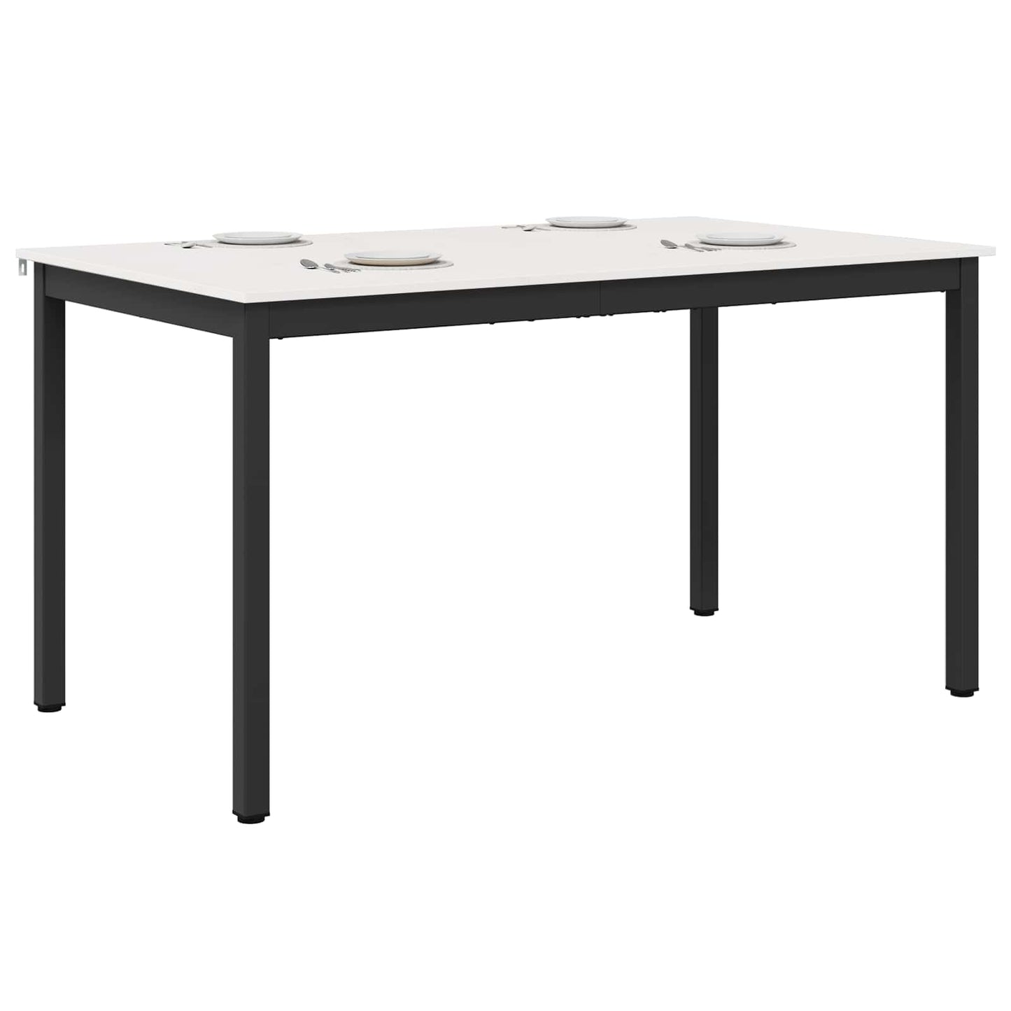 Eettafel Wit 150 x 90 x 75 cm Massief grenenhout