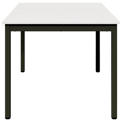 Eettafel Wit 150 x 90 x 75 cm Massief grenenhout