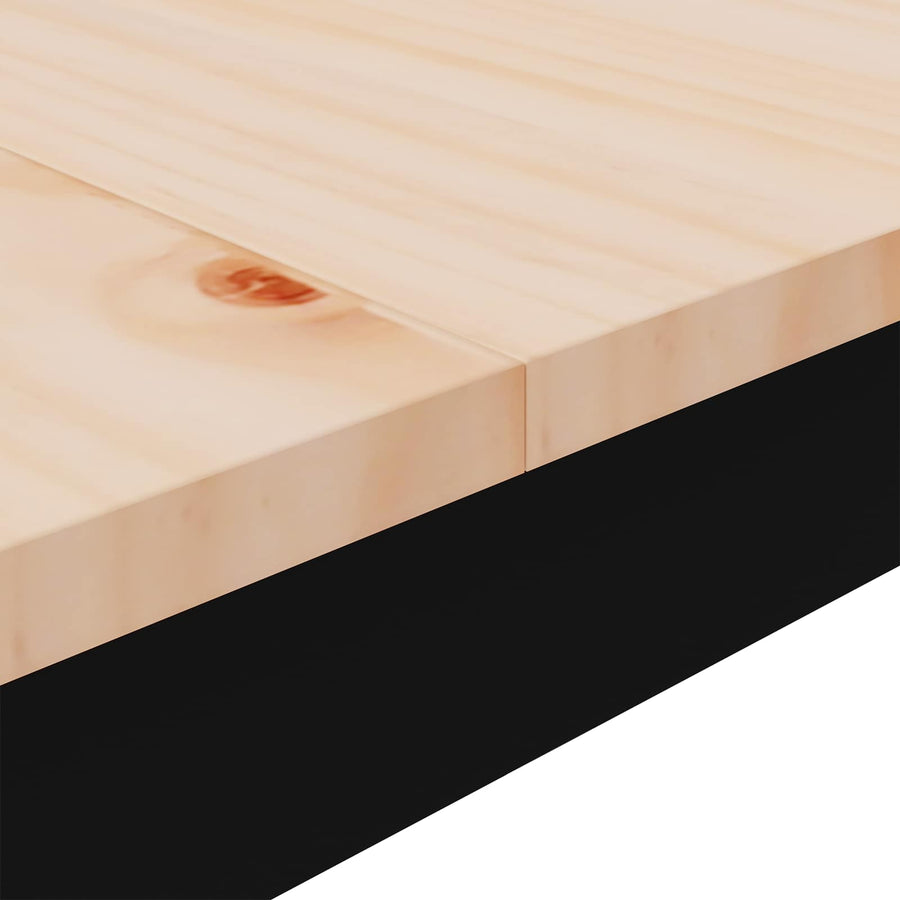 Eettafel Naturel 180 x 90 x 75 cm Massief grenenhout