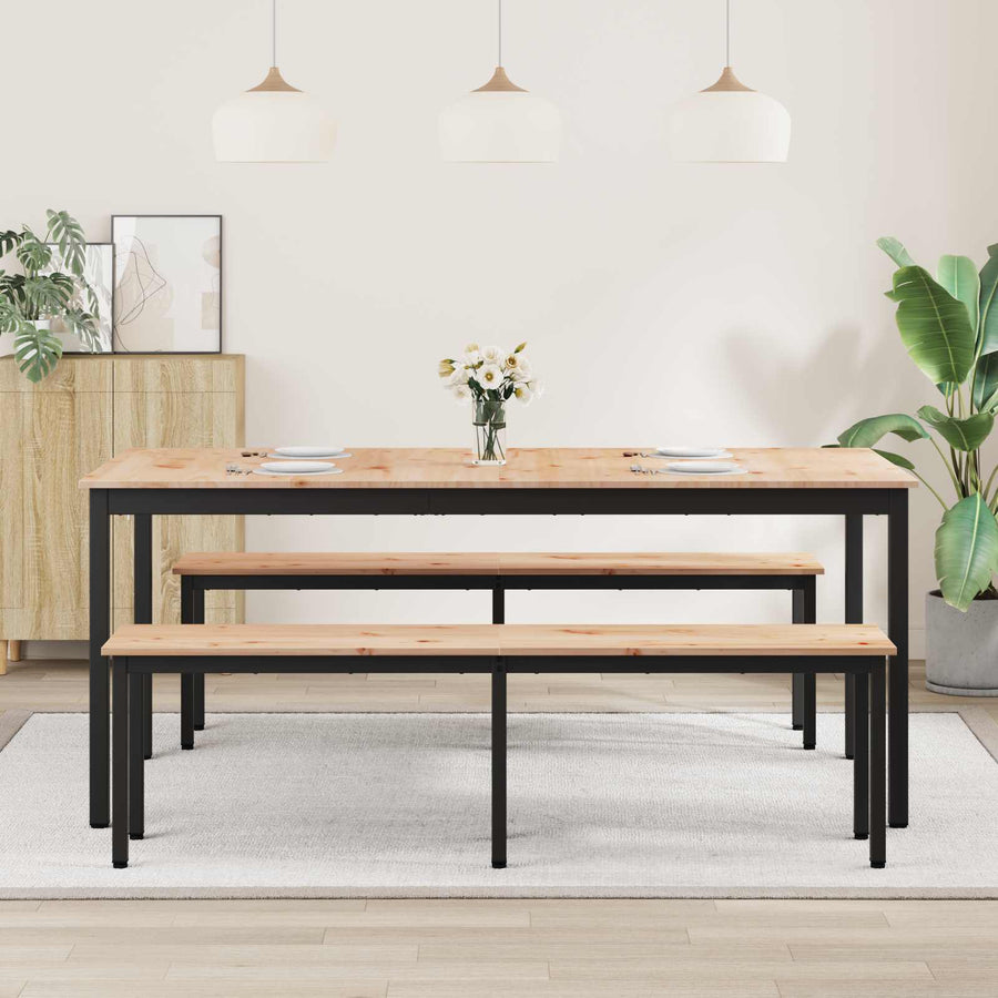 Eettafel Naturel 180 x 90 x 75 cm Massief grenenhout