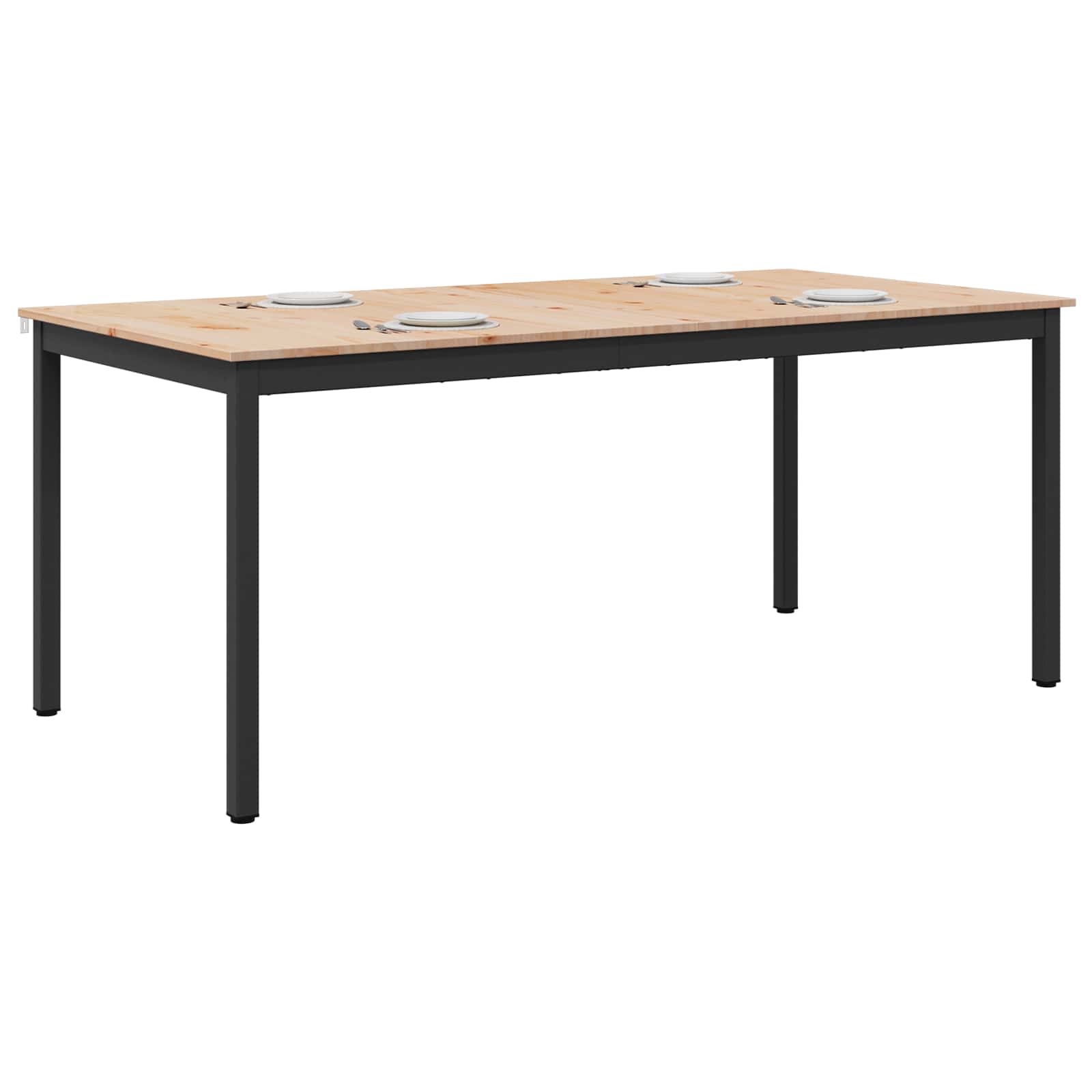 Eettafel Naturel 180 x 90 x 75 cm Massief grenenhout