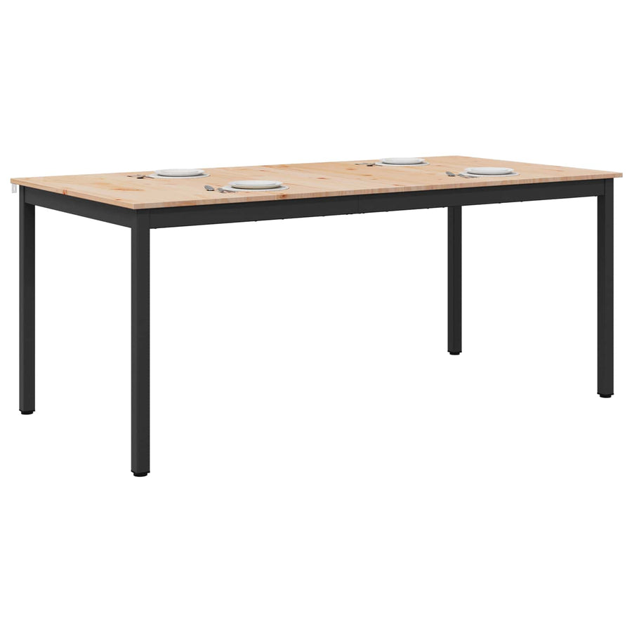 Eettafel Naturel 180 x 90 x 75 cm Massief grenenhout