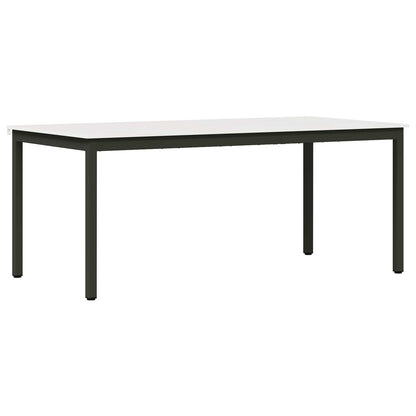 Eettafel Wit 180 x 90 x 75 cm Massief grenenhout