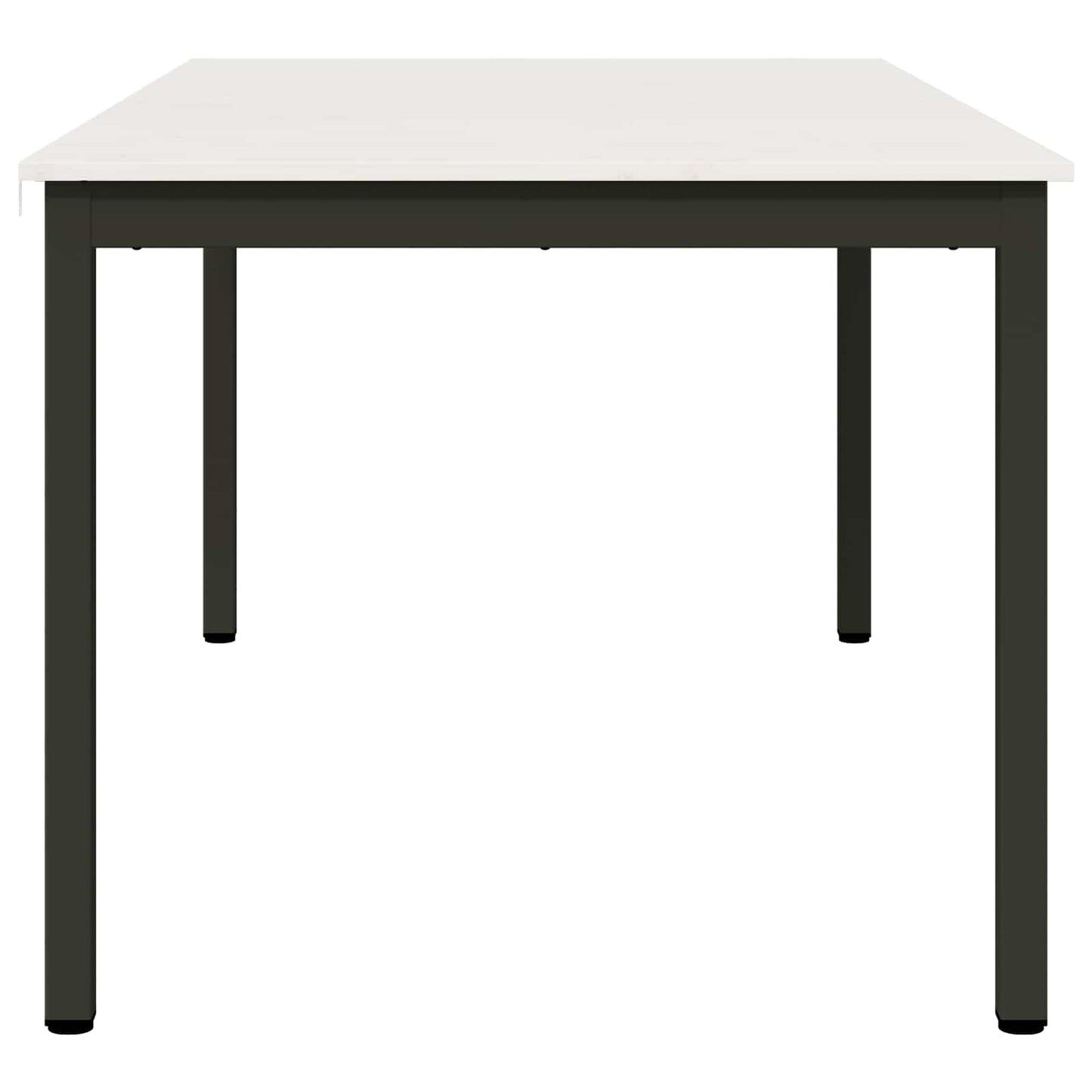 Eettafel Wit 180 x 90 x 75 cm Massief grenenhout