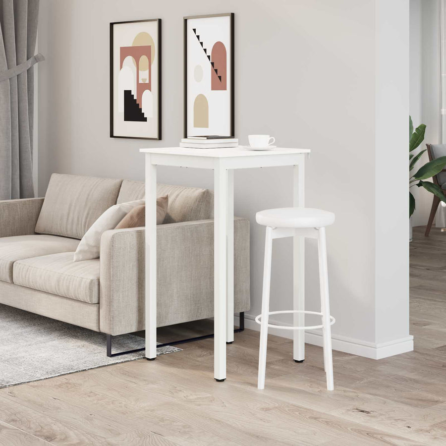 Bartafel Wit 60 x 60 x 105 cm Massief grenenhout