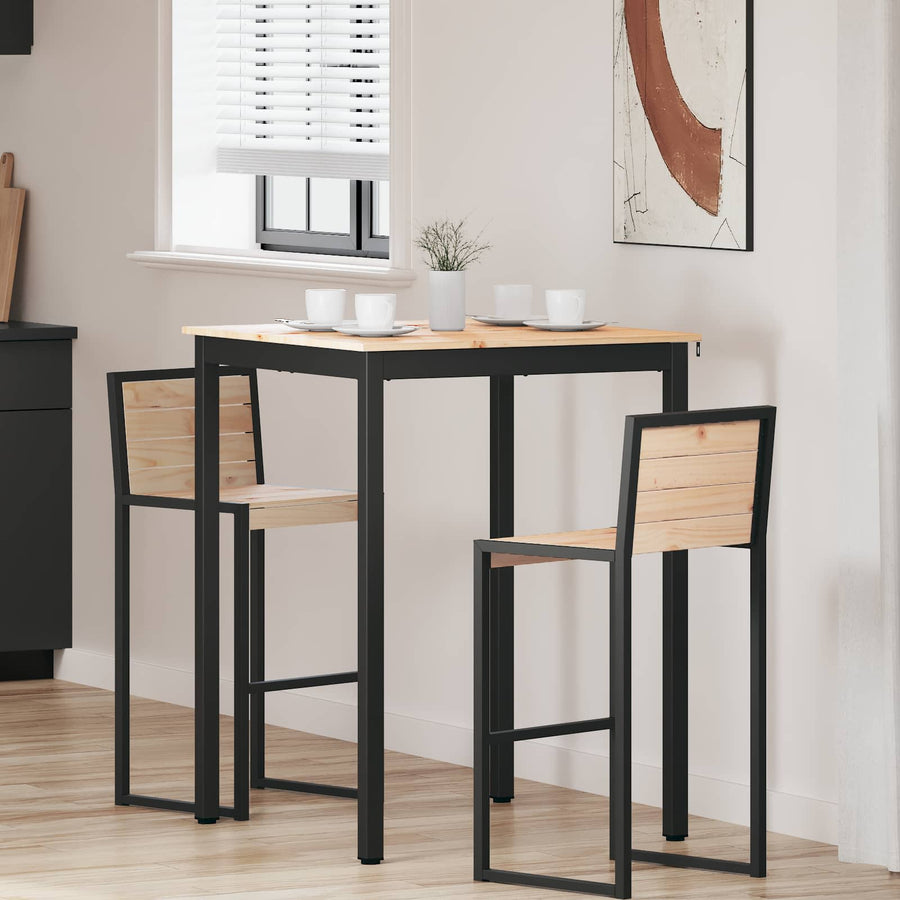 Bartafel Naturel 110 x 55 x 105 cm Massief grenenhout