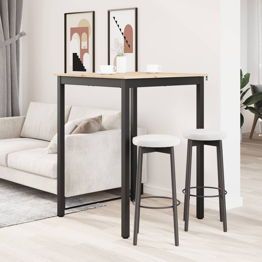 Bartafel Naturel 110 x 55 x 105 cm Massief grenenhout