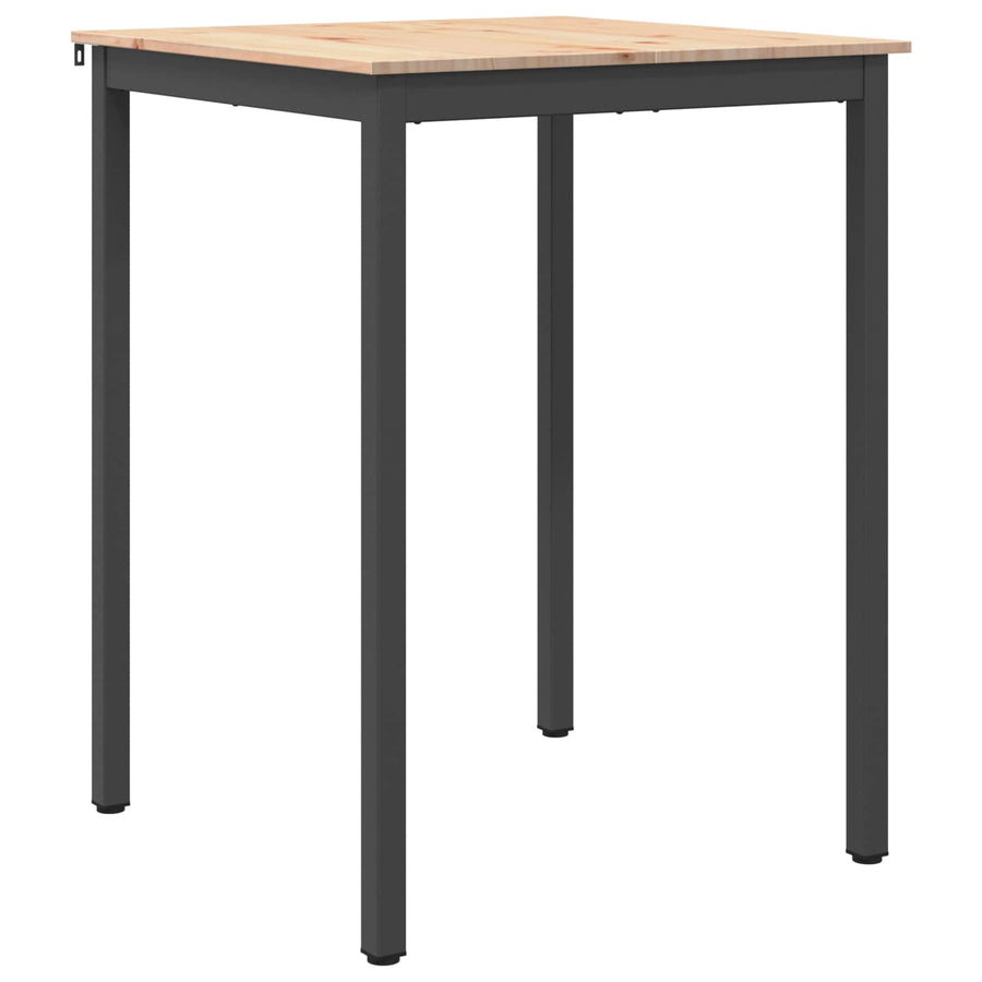 Bartafel Naturel 110 x 55 x 105 cm Massief grenenhout