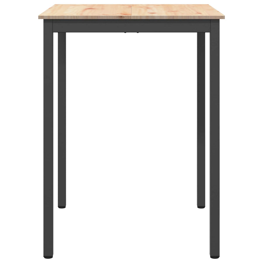 Bartafel Naturel 110 x 55 x 105 cm Massief grenenhout