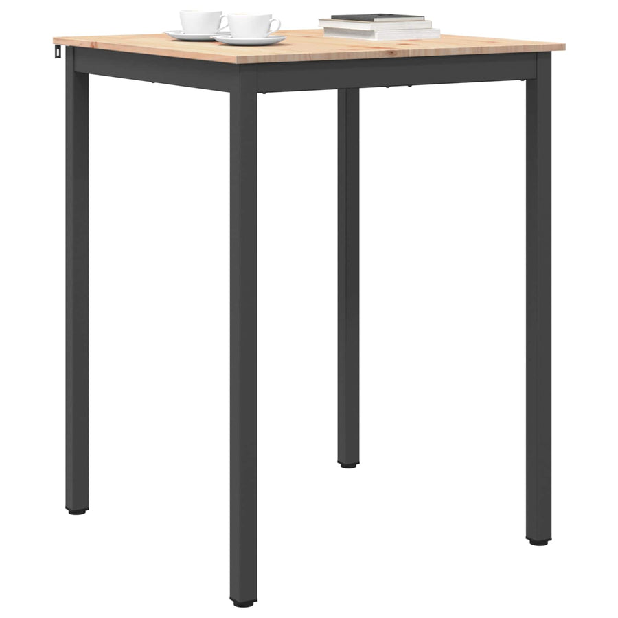 Bartafel Naturel 110 x 55 x 105 cm Massief grenenhout