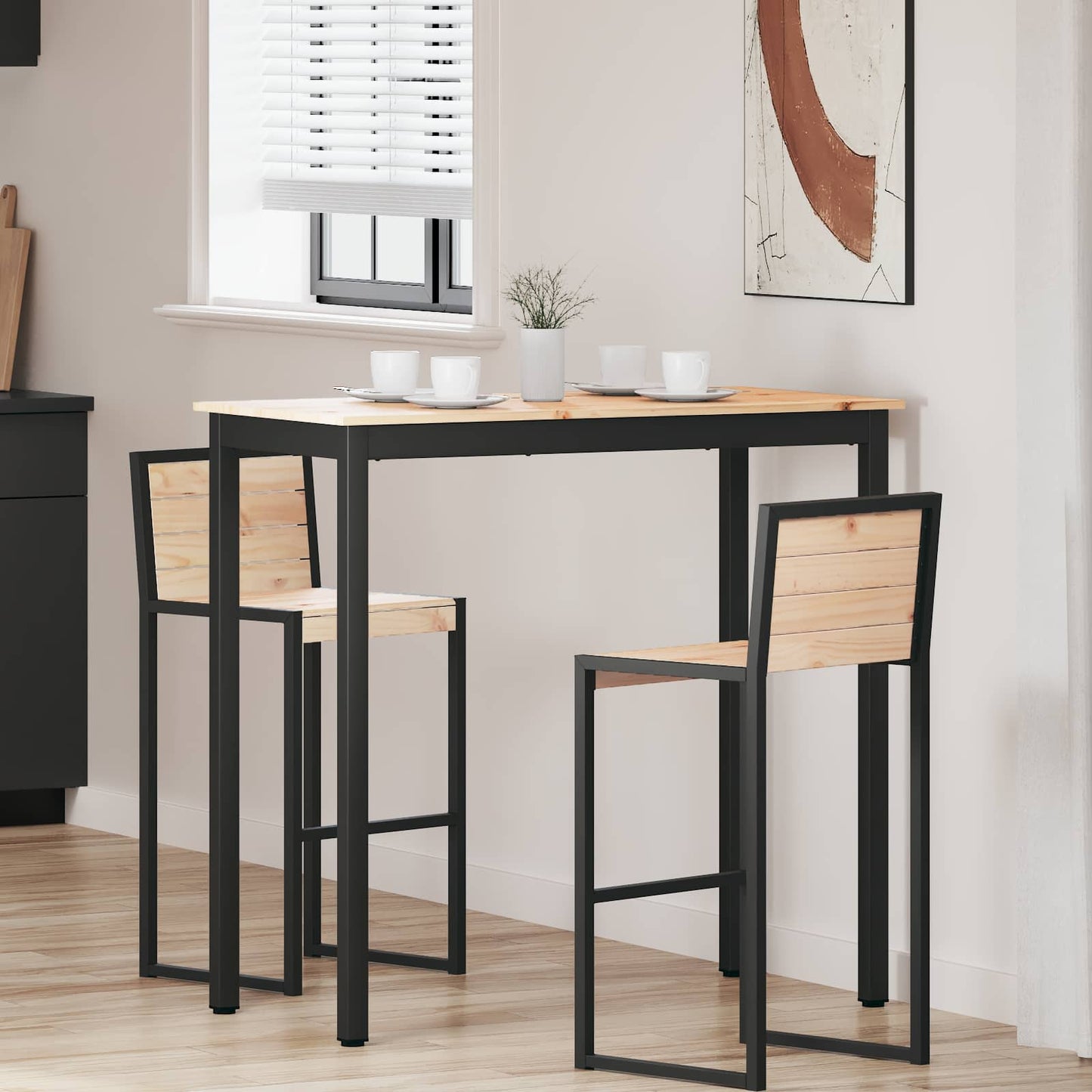 Bartafel Naturel 110 x 55 x 105 cm Massief grenenhout