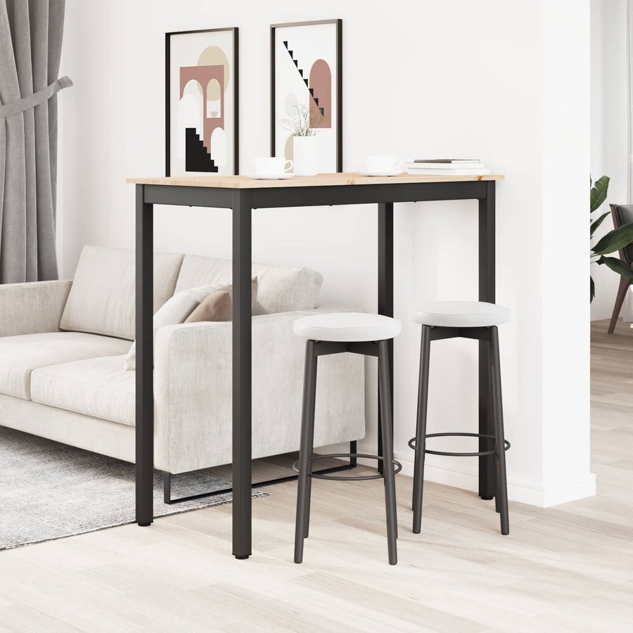 Bartafel Naturel 110 x 55 x 105 cm Massief grenenhout
