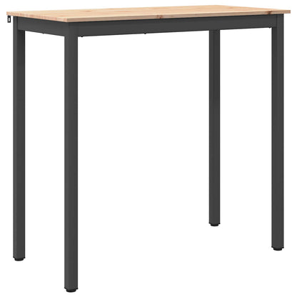 Bartafel Naturel 110 x 55 x 105 cm Massief grenenhout