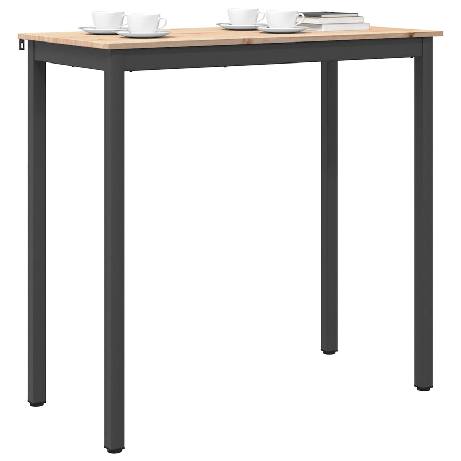 Bartafel Naturel 110 x 55 x 105 cm Massief grenenhout