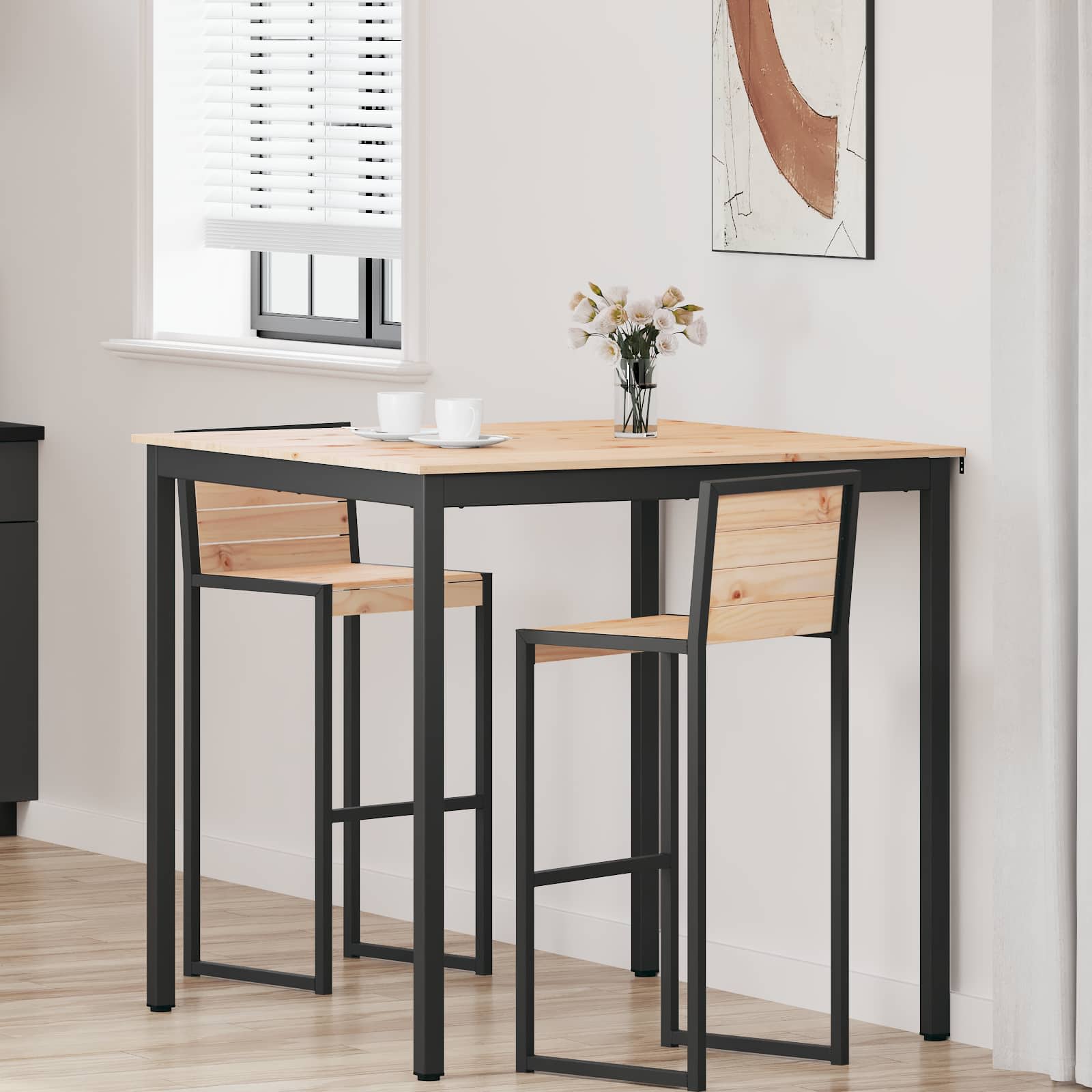 Bartafel Naturel 110 x 55 x 105 cm Massief grenenhout