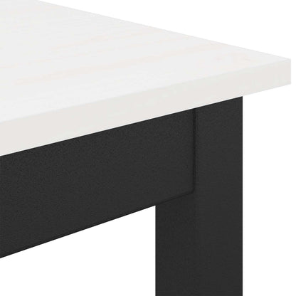 Bartafel Wit 110 x 110 x 105 cm Massief grenenhout
