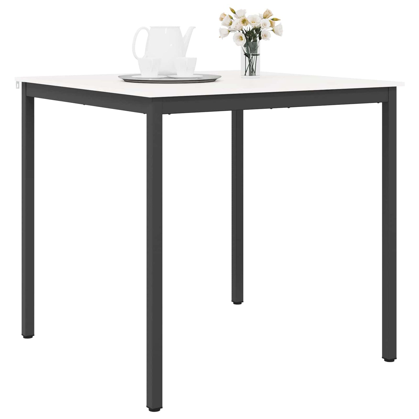 Bartafel Wit 110 x 110 x 105 cm Massief grenenhout