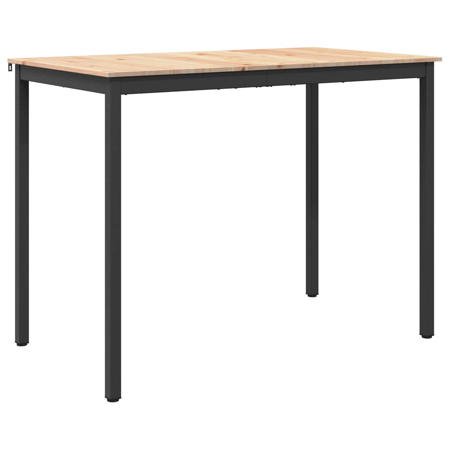 Bartafel Naturel 110 x 55 x 105 cm Massief grenenhout