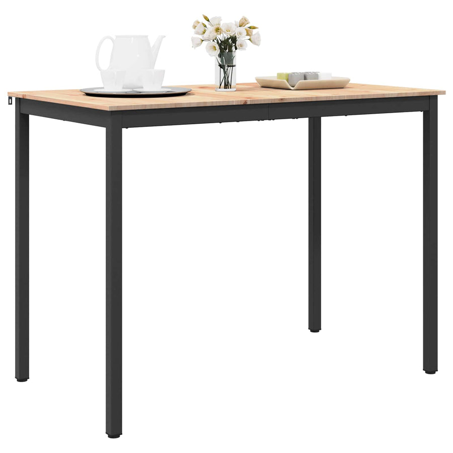 Bartafel Naturel 110 x 55 x 105 cm Massief grenenhout