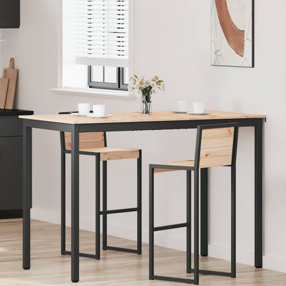 Bartafel Naturel 110 x 55 x 105 cm Massief grenenhout