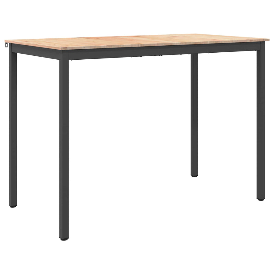 Bartafel Naturel 110 x 55 x 105 cm Massief grenenhout