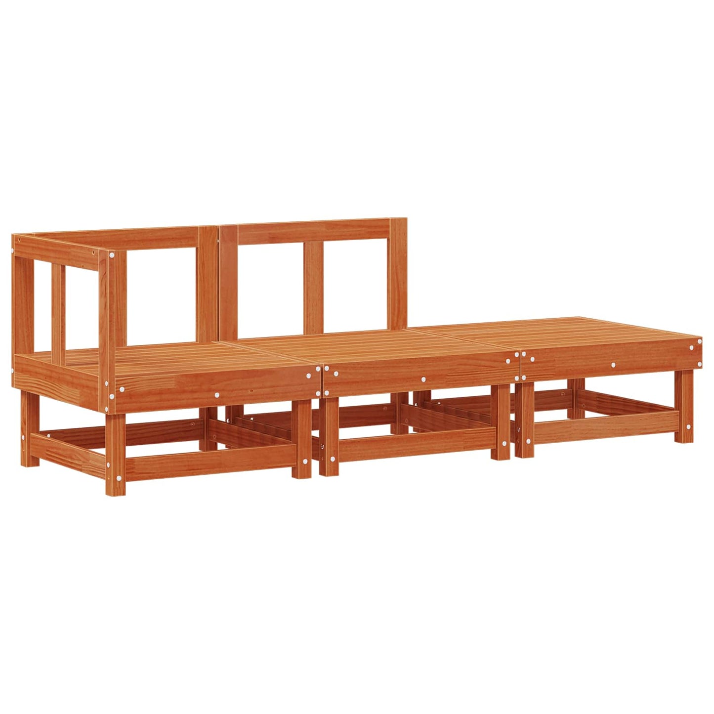 Sectie Sofa Eenheden Wasbruin 183 x 61 x 62 cm