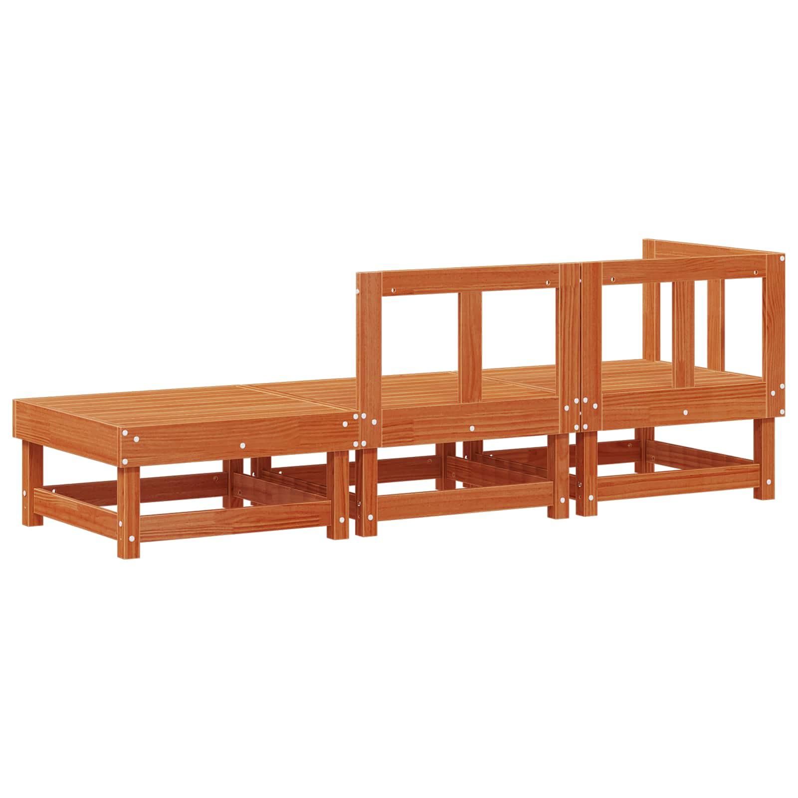 Sectie Sofa Eenheden Wasbruin 183 x 61 x 62 cm