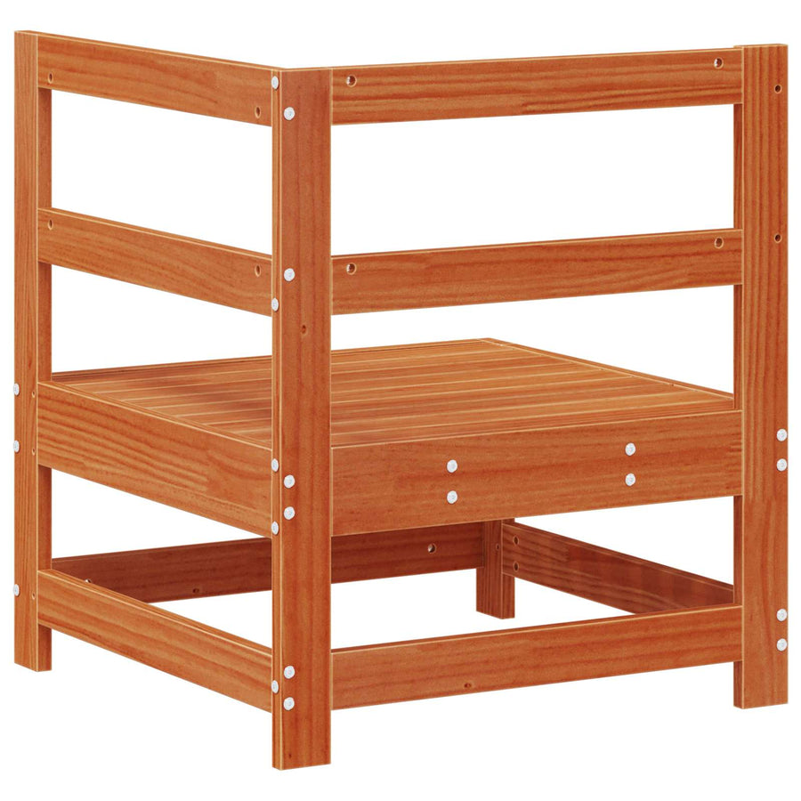Tuin hoekbank Massief grenenhout Waskleur Bruin 62 x 62 x 70,5 cm