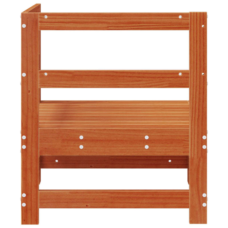 Tuin hoekbank Massief grenenhout Waskleur Bruin 62 x 62 x 70,5 cm