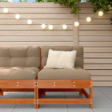 Tuin Midden Sofa Massief grenenhout Wasbruin