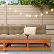 Tuin sofa massief grenenhout wasbruin