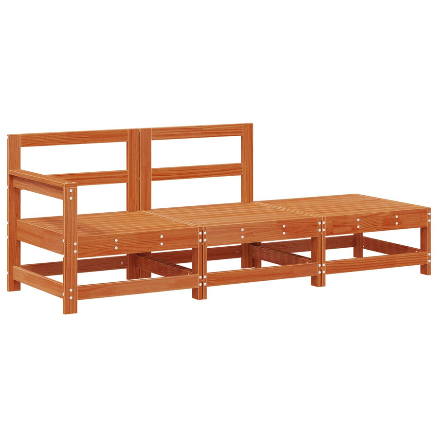 Sectie Sofa Eenheden Waskleur Bruin 190 x 62 x 70,5cm