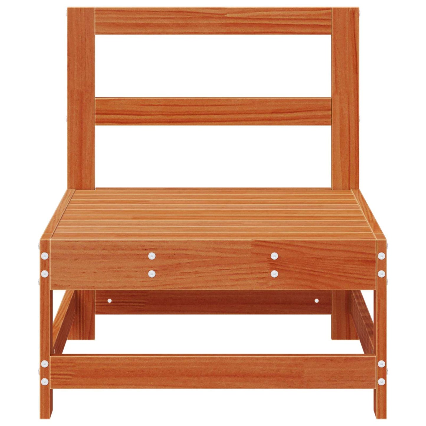 Tuin Midden Sofa Massief grenenhout Waskleur Bruin