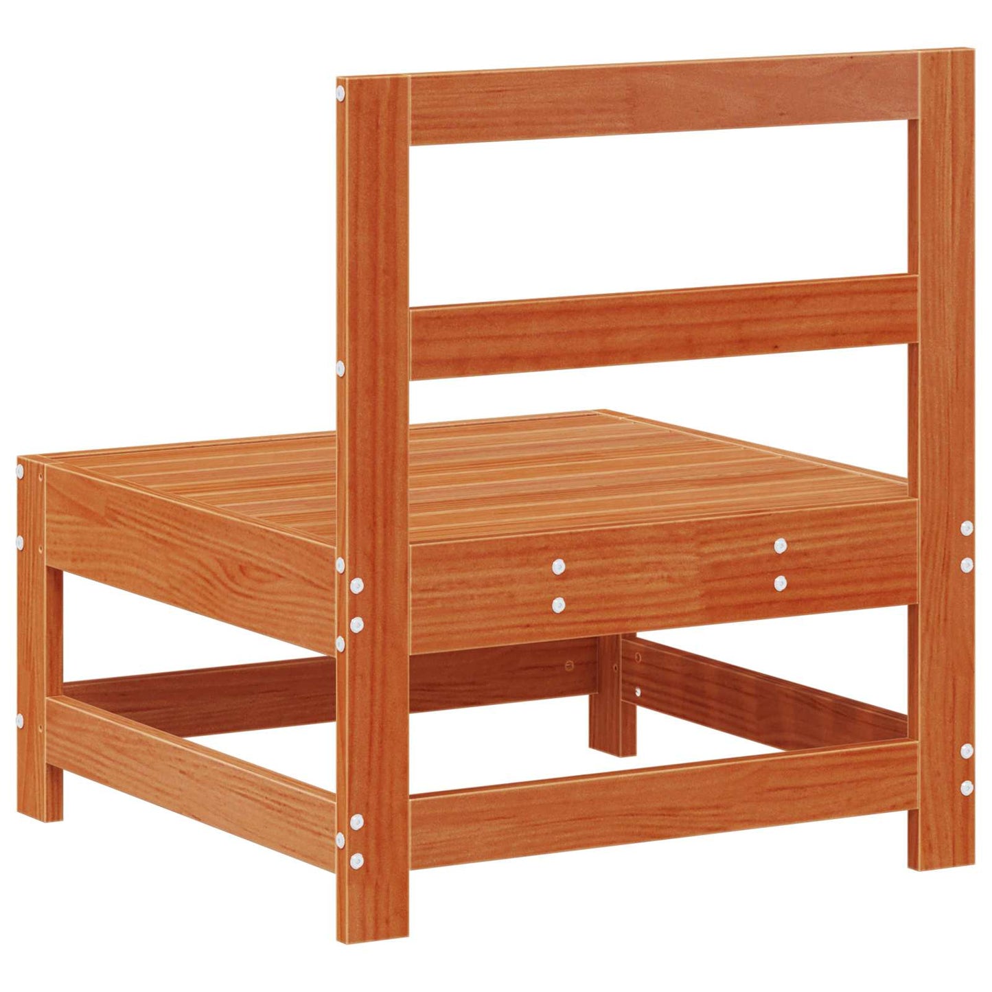Tuin Midden Sofa Massief grenenhout Wasbruin 124 x 62 x 70,5 cm