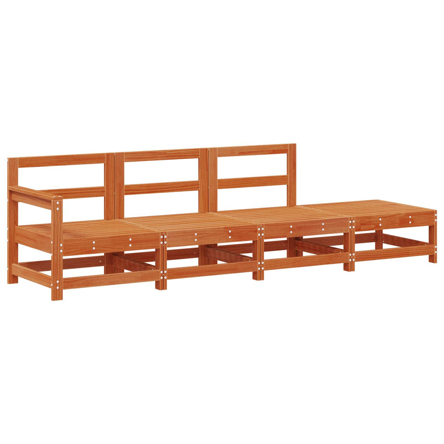 Sectie Sofa Eenheden Wasbruin 252 x 62 x 70,5 cm