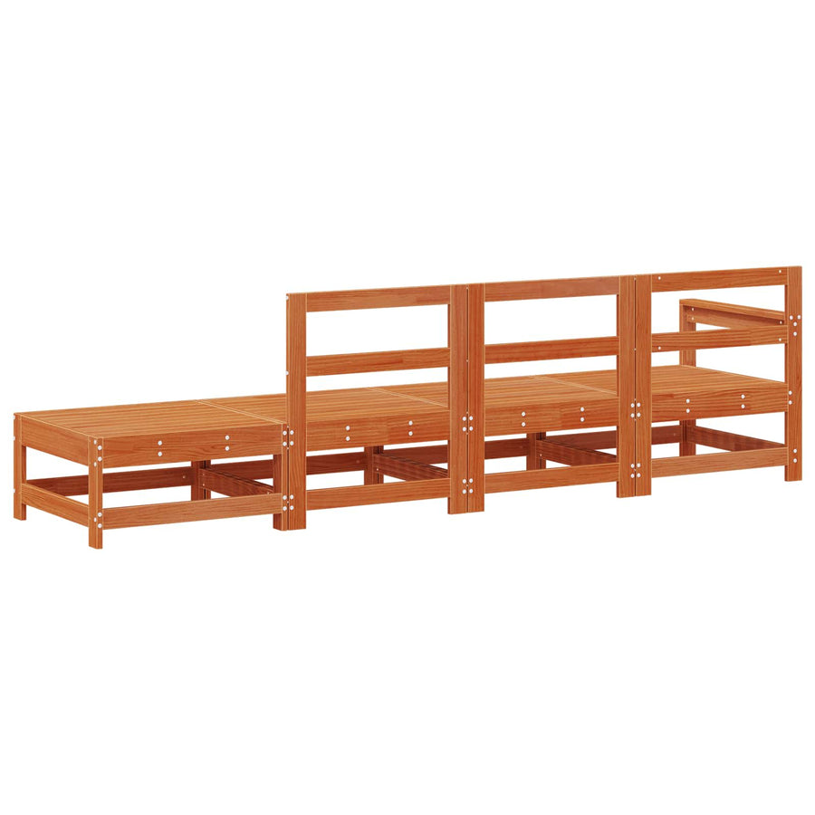 Sectie Sofa Eenheden Wasbruin 252 x 62 x 70,5 cm