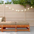 Garden Footrest Solid Pine Wood Laundry Color Brown