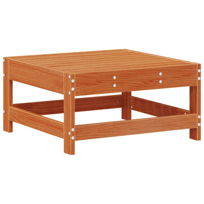 Tuinvoetsteun Massief grenenhout Wasbruin 62 x 62 x 32 cm